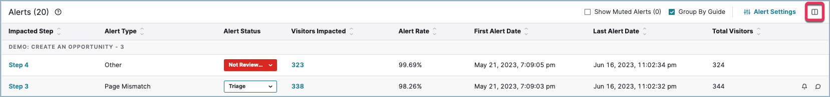 Alerts